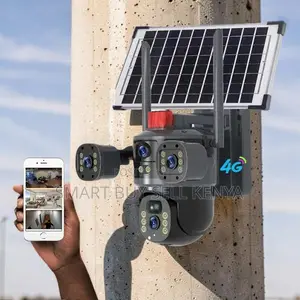 Ai Human Motion Detection 20mp Hd 4g PTZ Triple Lens Solar Camera