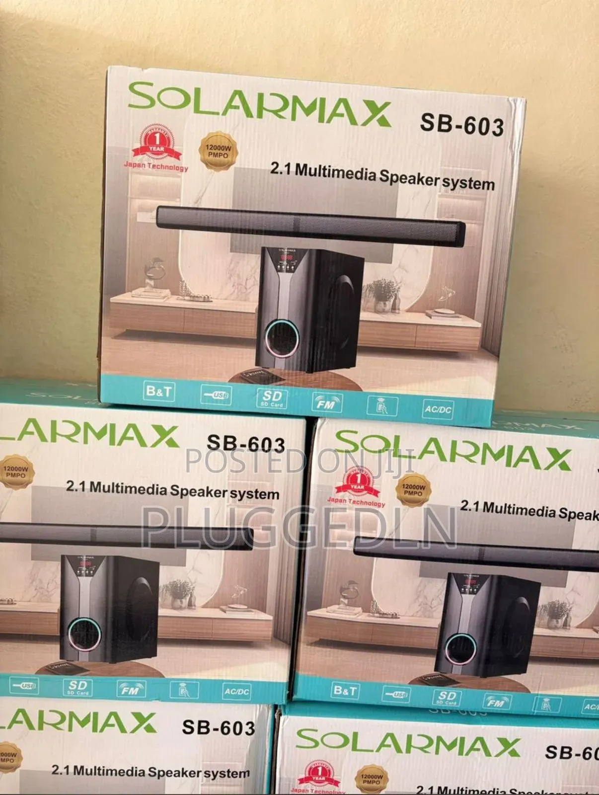 Solarmax Sb-603 Is a 2.1-Channel Multimedia Soundbar
