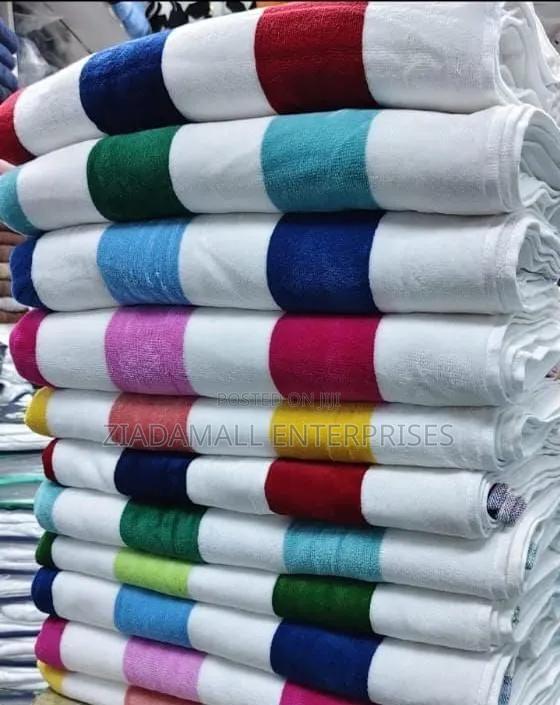 Towels,Luxury Striped Bath Towel – 90 X 160 Cm