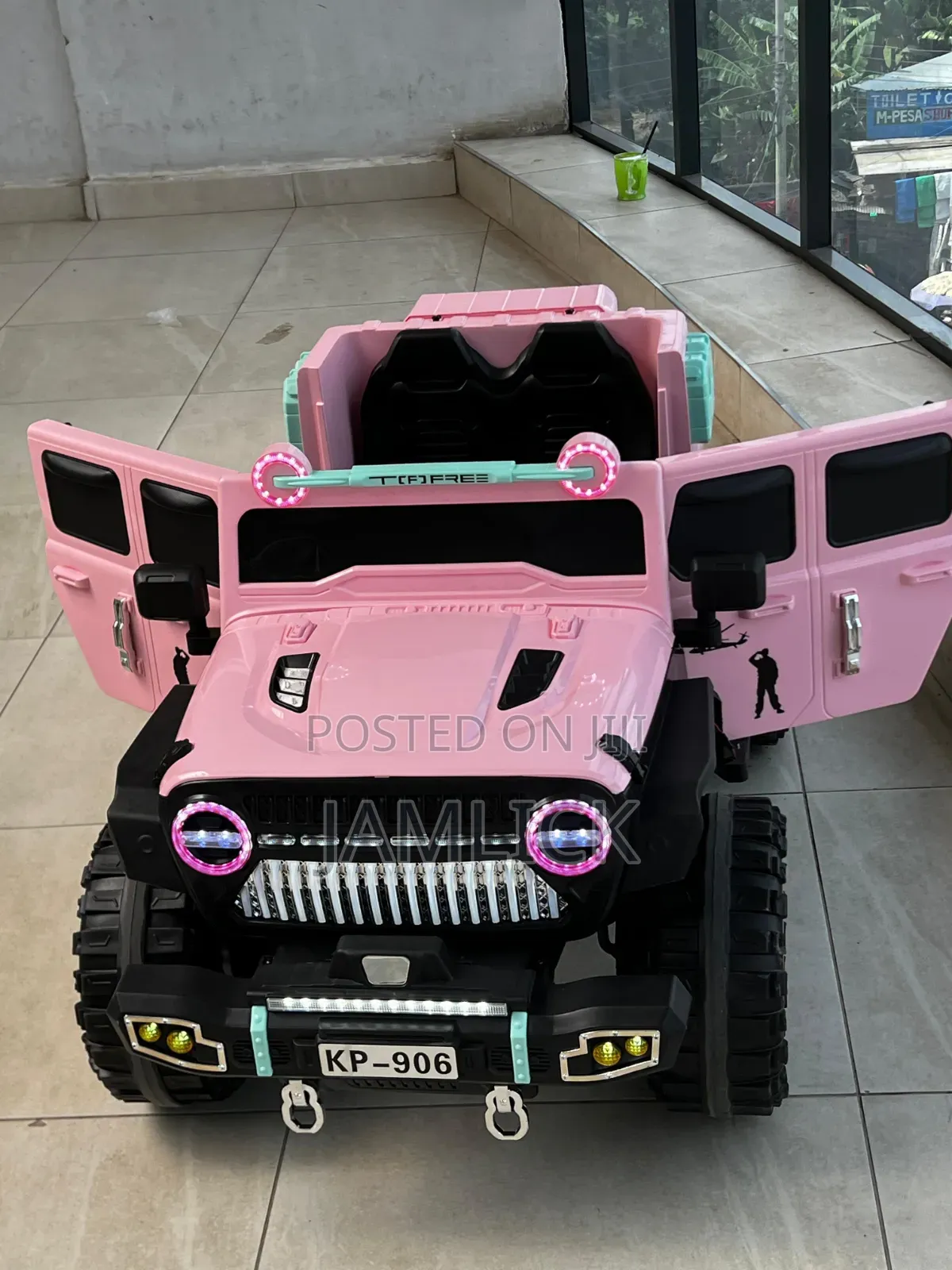 Kp-906 Pink Kids Electric Car - Gn