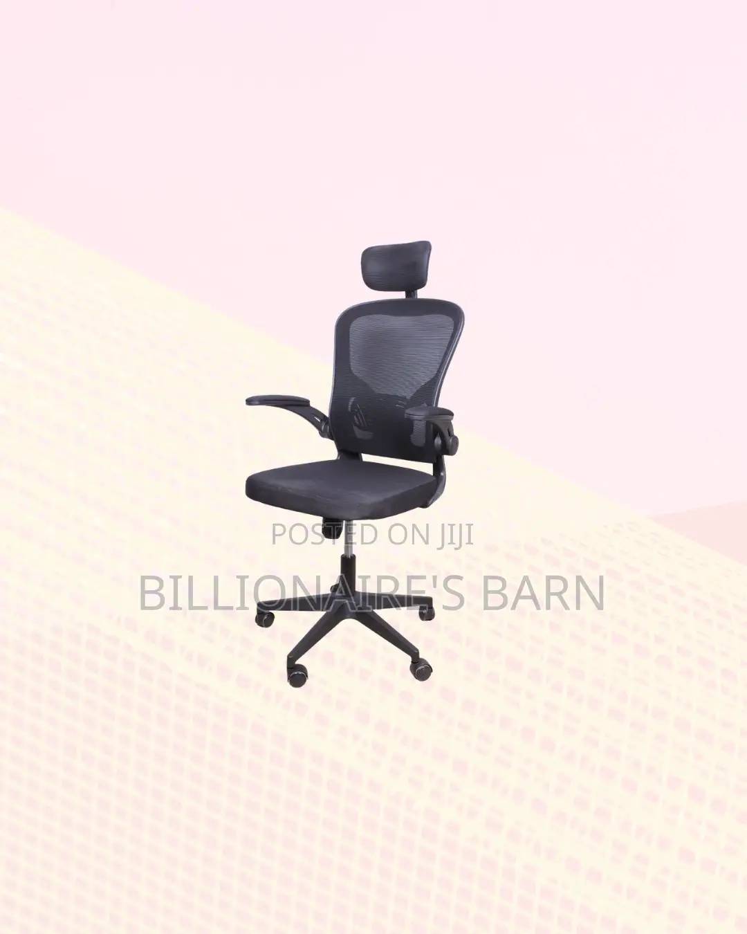 High-Quality Ergonomic Office Chair Flip Up Arms Adjustable Headrest