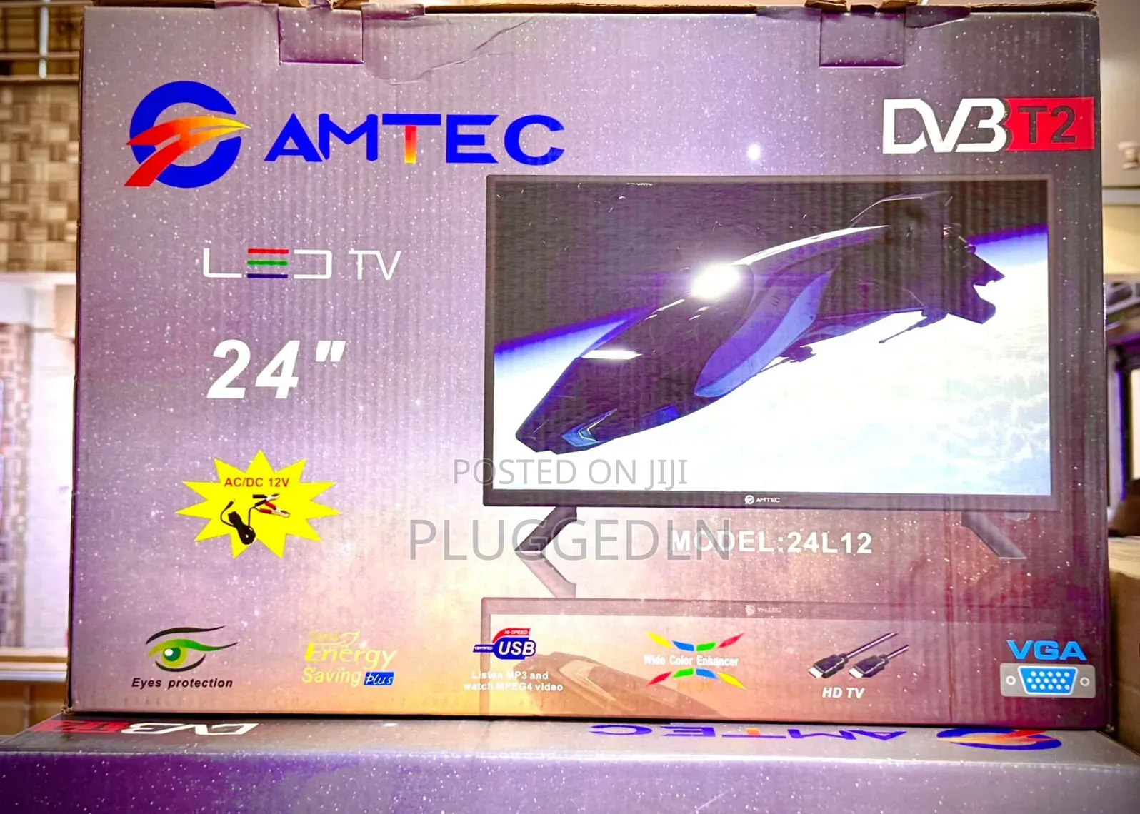 Amtec 24 Inch Ac/Dc Hd Led Tv