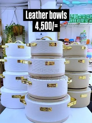 Leatherite Serving Bowls