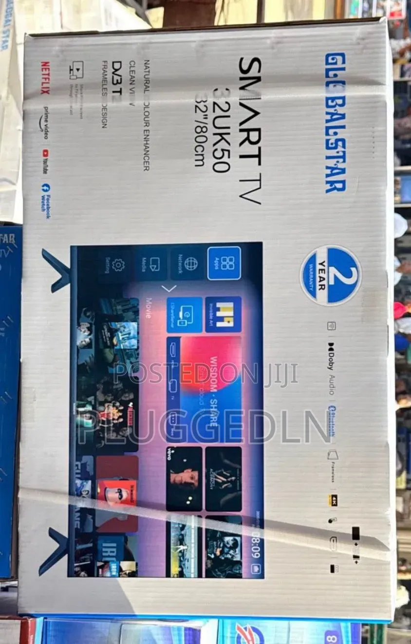 Globalstar 32-Inch Frameless Smart Android Tv