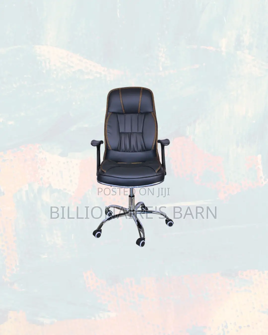 Professional Office Chair High Back Padded Armrests Ready for Delivery