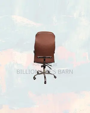Executive Leather Chair High Back Padded Armrest Ready for Delivery