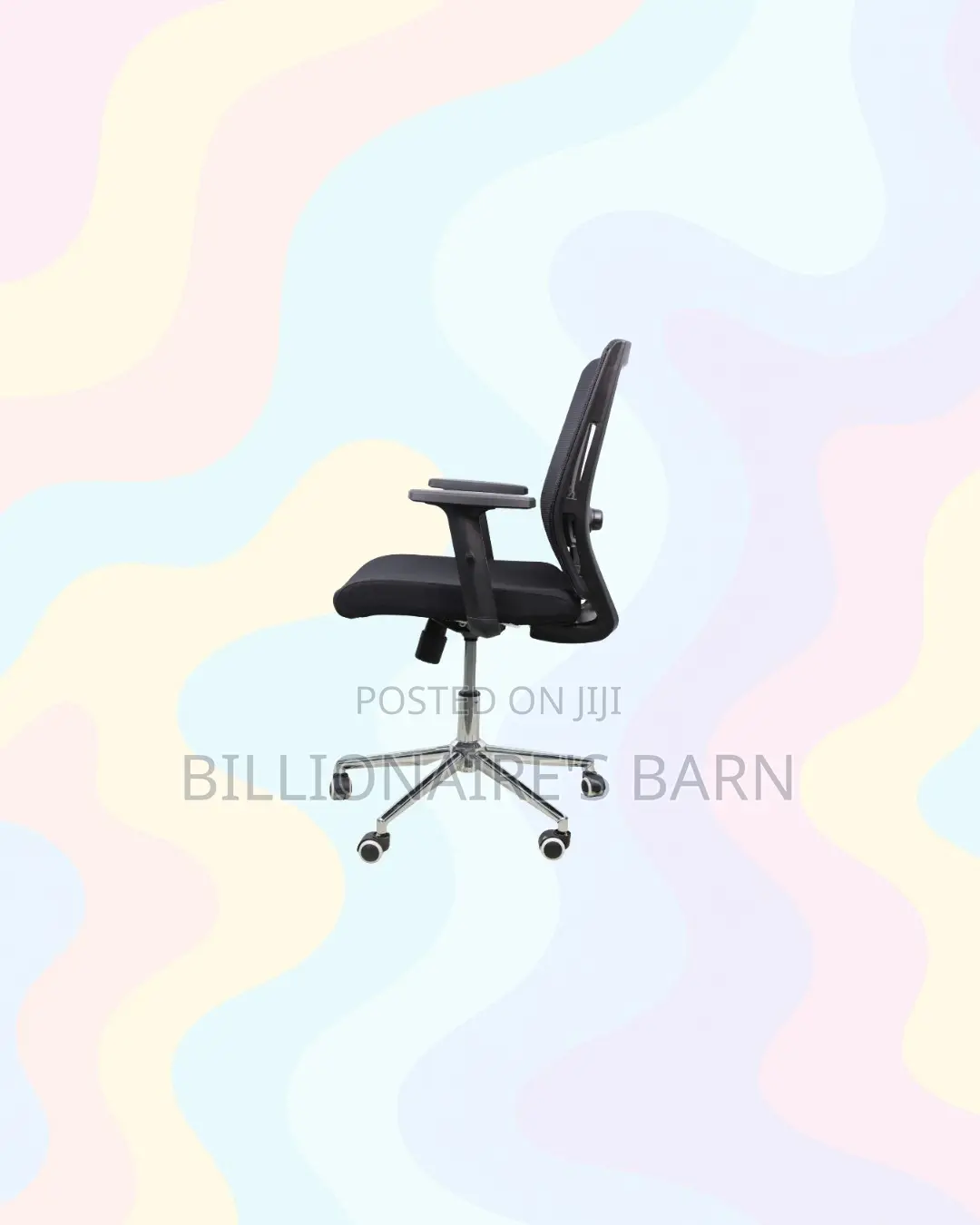 Stylish the Barn Origin Chair Mid Back Chrome Base Ready for Delivery