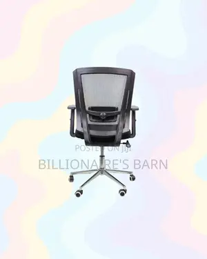 Stylish the Barn Origin Chair Mid Back Chrome Base Ready for Delivery