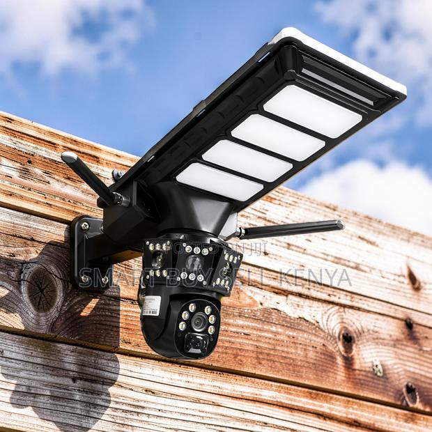 4g Eco Friendly Solar Camera With Outdoor Security Solar Street Light
