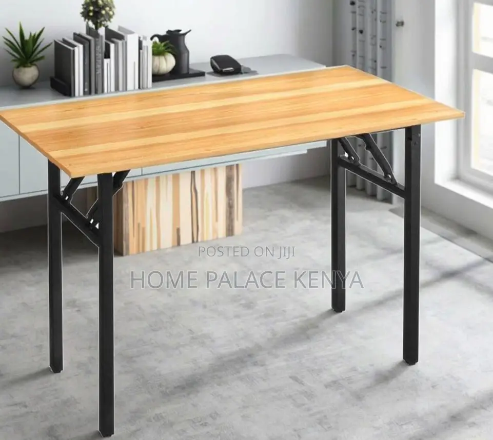 Study Table: Long Training Table With Foldable Design