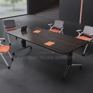 Imported Wooden 240cm Folding Boardroom Table
