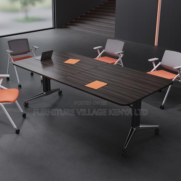 Imported Wooden 240cm Folding Boardroom Table - thumbnail 2