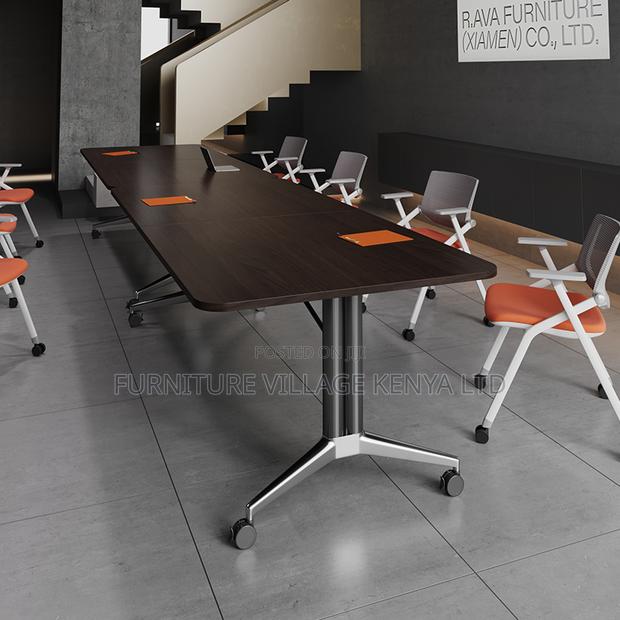 Imported Wooden 240cm Folding Boardroom Table - thumbnail 4