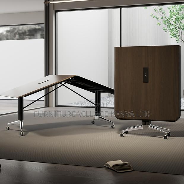 Imported Wooden 240cm Folding Boardroom Table - thumbnail 5