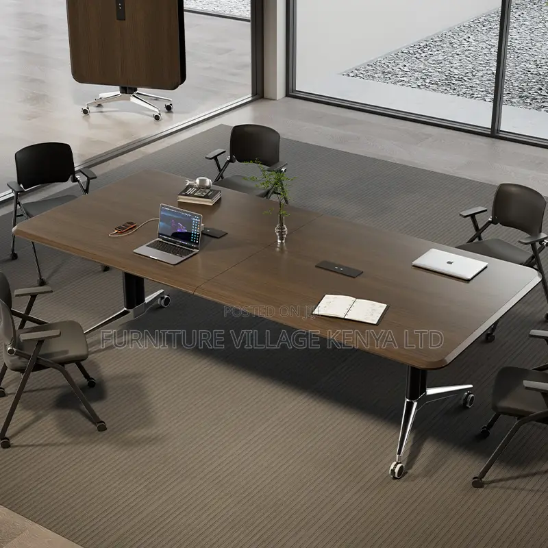 Imported Wooden 240cm Folding Boardroom Table