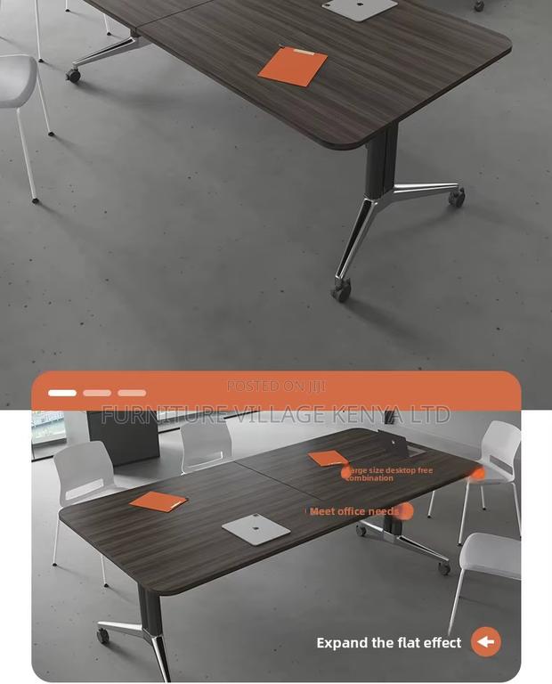 Imported Wooden 240cm Folding Boardroom Table - thumbnail 9