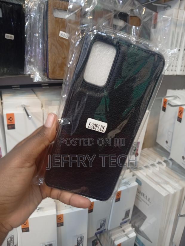 Samsung Galaxy S20 Plus Grained Texture Leather Case - thumbnail 2