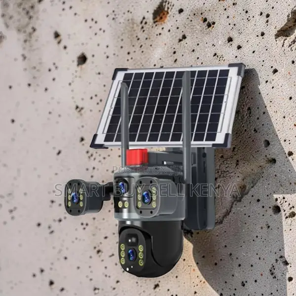 Built-in Loudspeaker 20mp Ultra Hd 4g PTZ Triple Lens Solar Camera