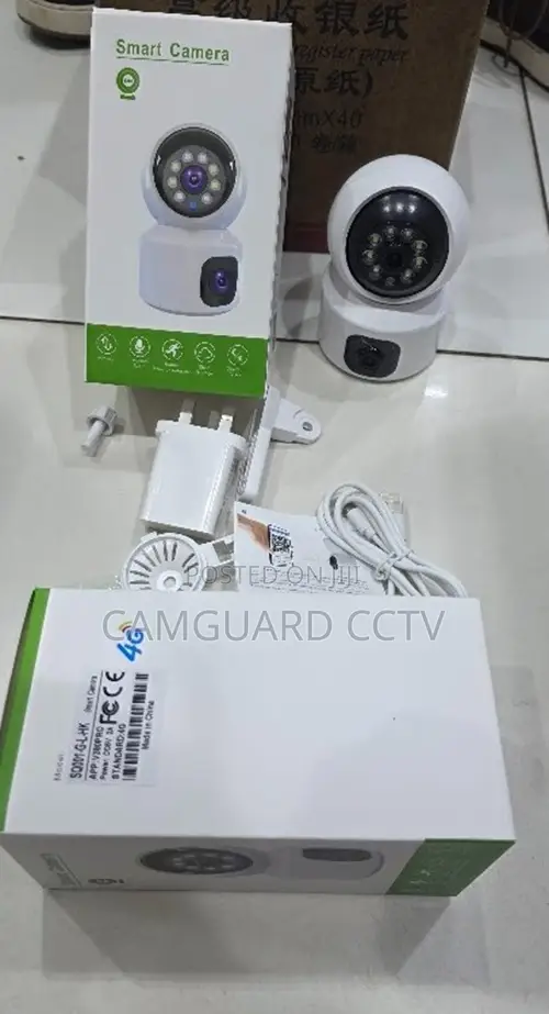 4g Indoor Baby Security Camera With V380 Pro App Support