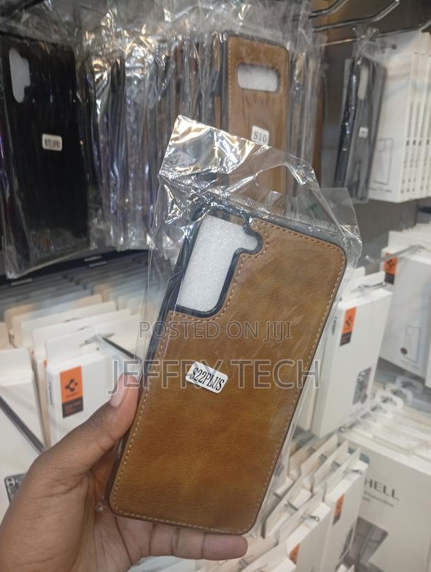 Samsung Galaxy S22 Plus Luxury Pu Leather Back Casecover Case - thumbnail 2