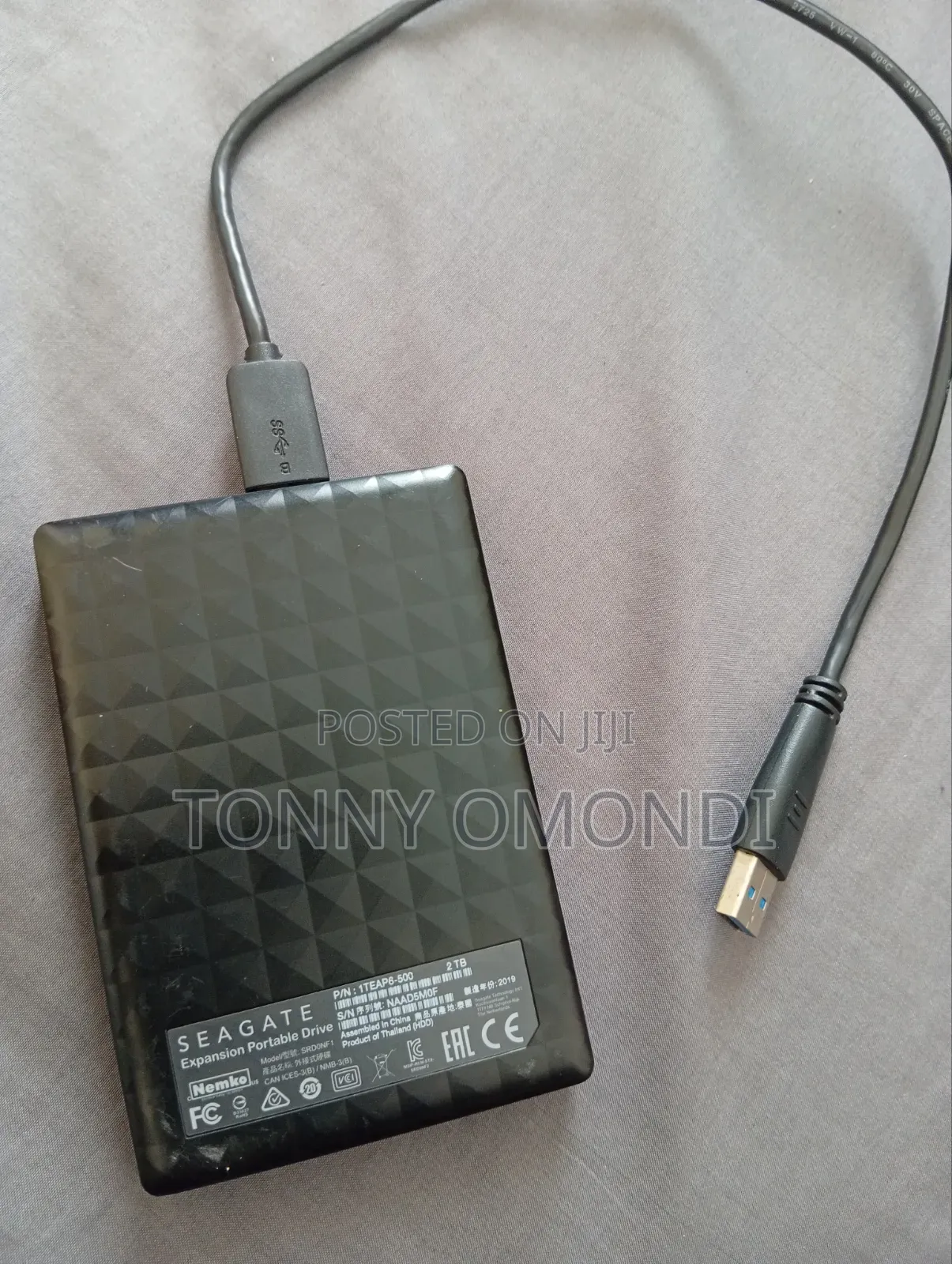2tb Seagate Expansion Portable Drive.