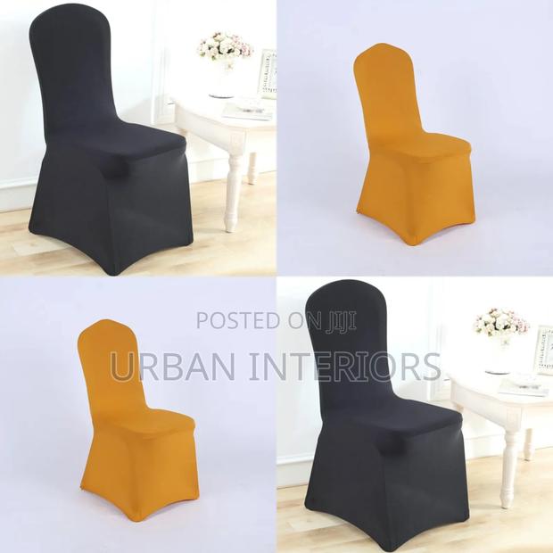 Black and Gold Chair Covers Black and Gold Luxury Event Set Up