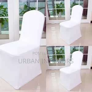 White Chair Covers White Stylish and Wrinkle Free Chair Covers
