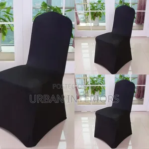 Black Chair Covers Black Durable Elastic Chair Covers