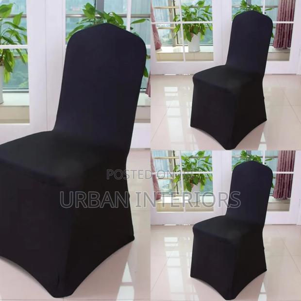 Black Chair Covers Black Durable Elastic Chair Covers
