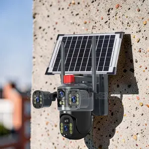 Easy Setup 20mp Ultra Hd 4g PTZ Triple Lens Solar Security Camera