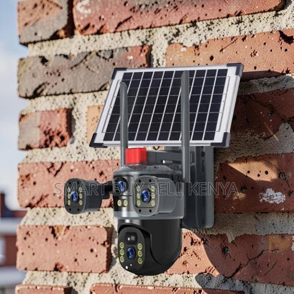 Maintenance-Free 20mp Ultra Hd 4g PTZ Triple Lens Solar Camera