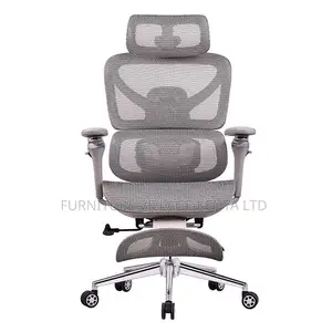 White Full Mesh Ergonomic Adjustable Office Task Chair