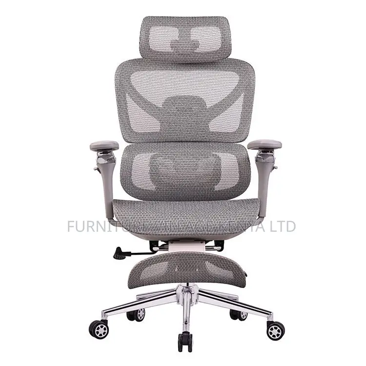 White Full Mesh Ergonomic Adjustable Office Task Chair