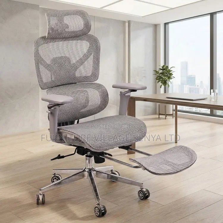 White Full Mesh Ergonomic Adjustable Office Task Chair