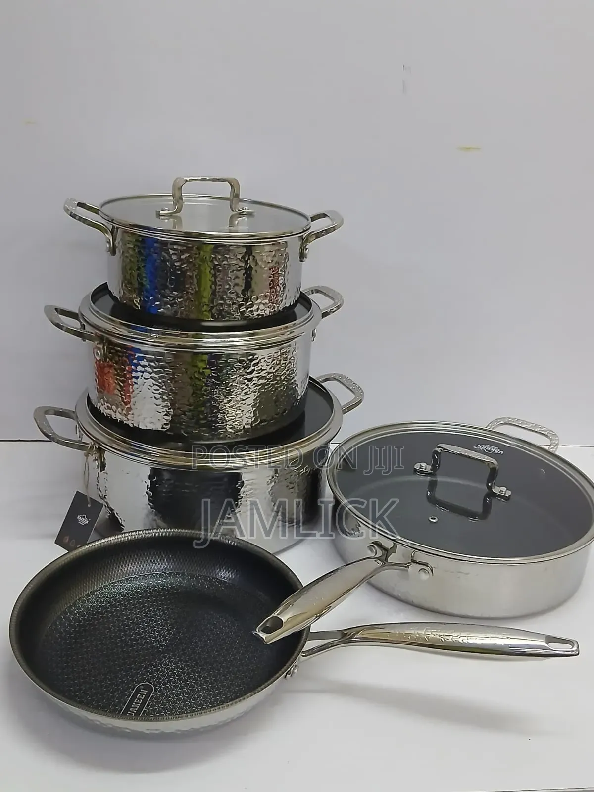 9pcs Vk 98 Premium Stainless Steel Cookware Set – Bz