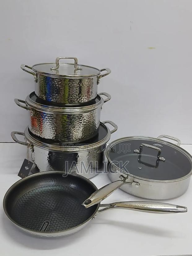 9pcs Vk 98 Premium Stainless Steel Cookware Set – Bz