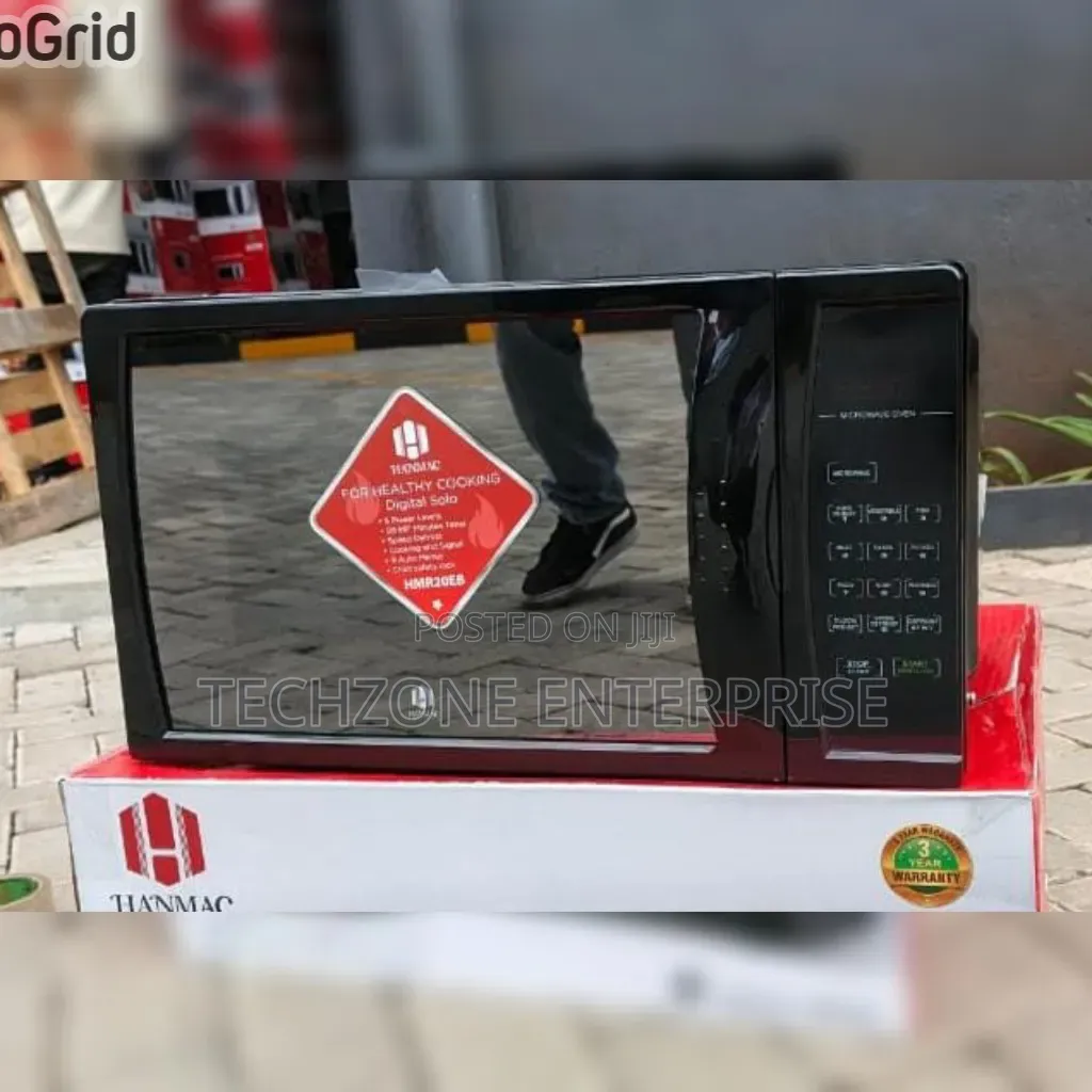 20 Litres 3 Years Warranty Hanmac Digital Microwave, Black 