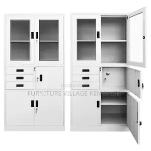 3-Drawer Steel Locker Filling Safe Cabinet