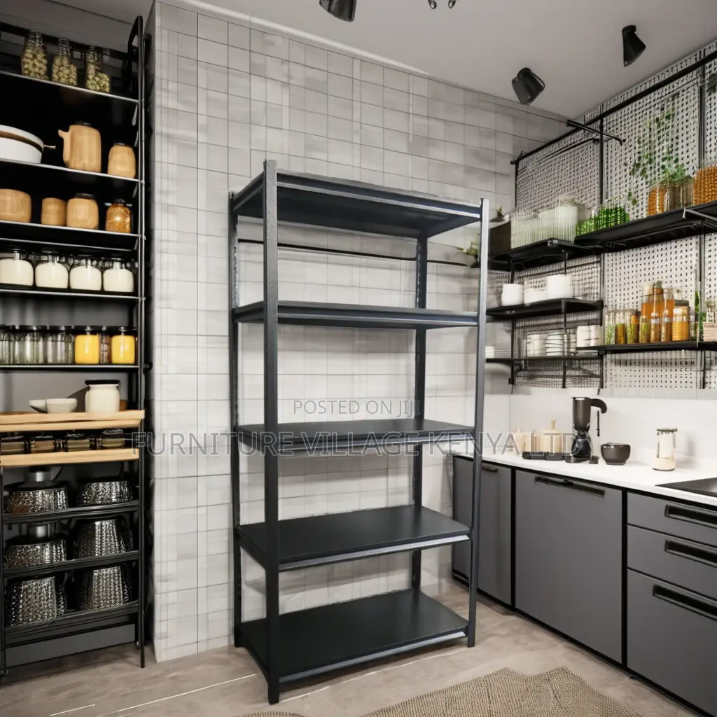 5-Tier Metallic File Shelving Office Rack