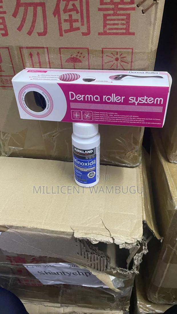 Kirkland 5% Minoxidil for Hair Growth and 0.5mm Dermaroller
