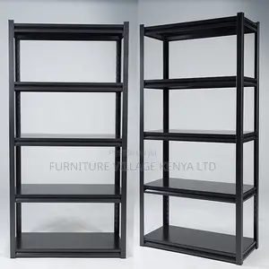 5-Tier Metallic File Shelving Office Rack