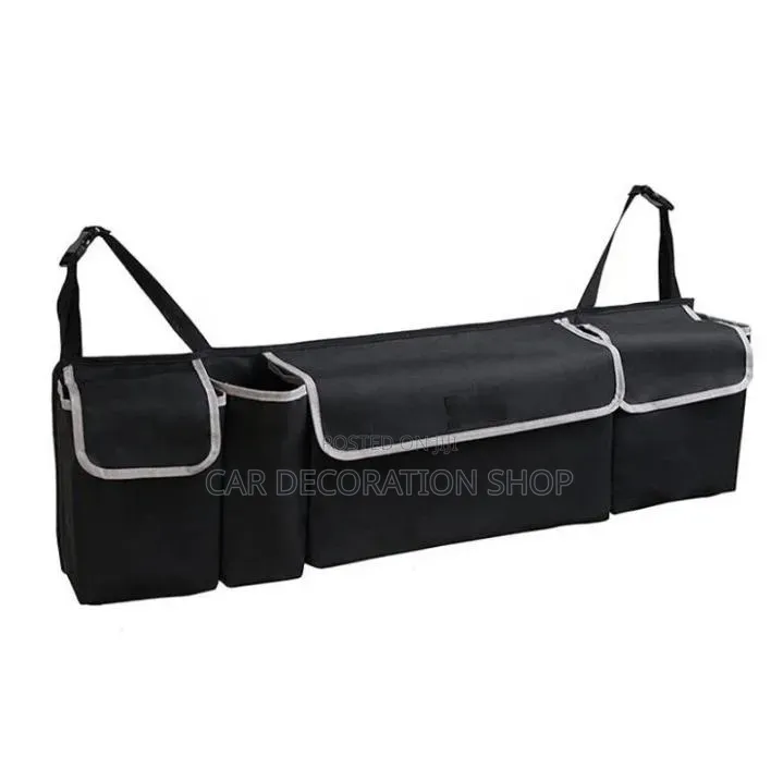 Boot Organizer Bag Maximizes Cargo Space by Hanging at Rear Headresr