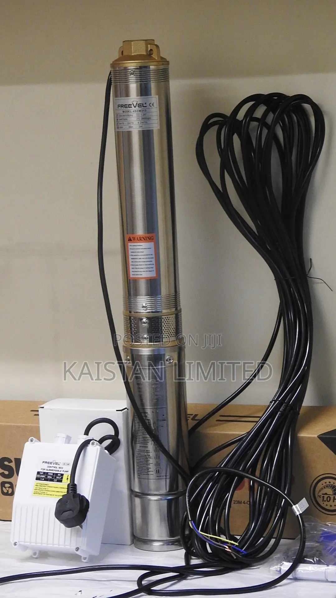 Freevel 1hp Borehole Water Pump 750w. Submersible Water Pump