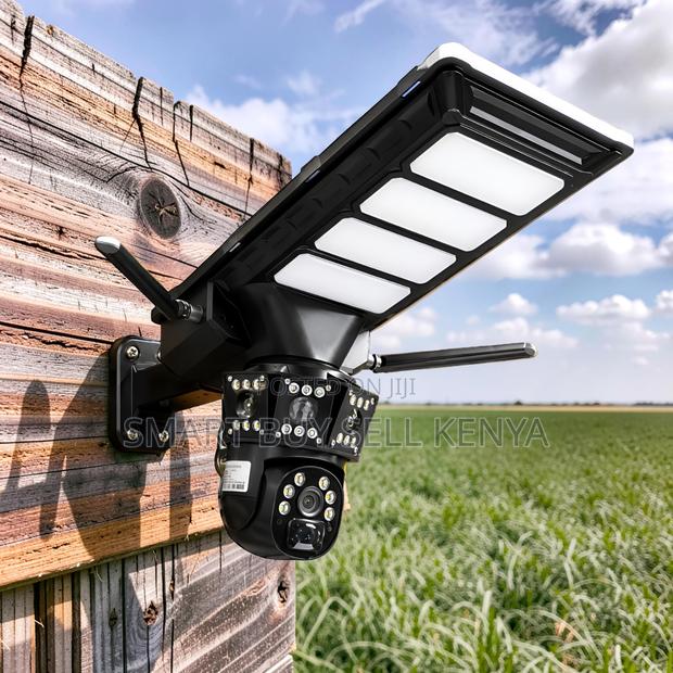 4g Auto Tracking Solar Camera With Outdoor Security Solar Streetlight