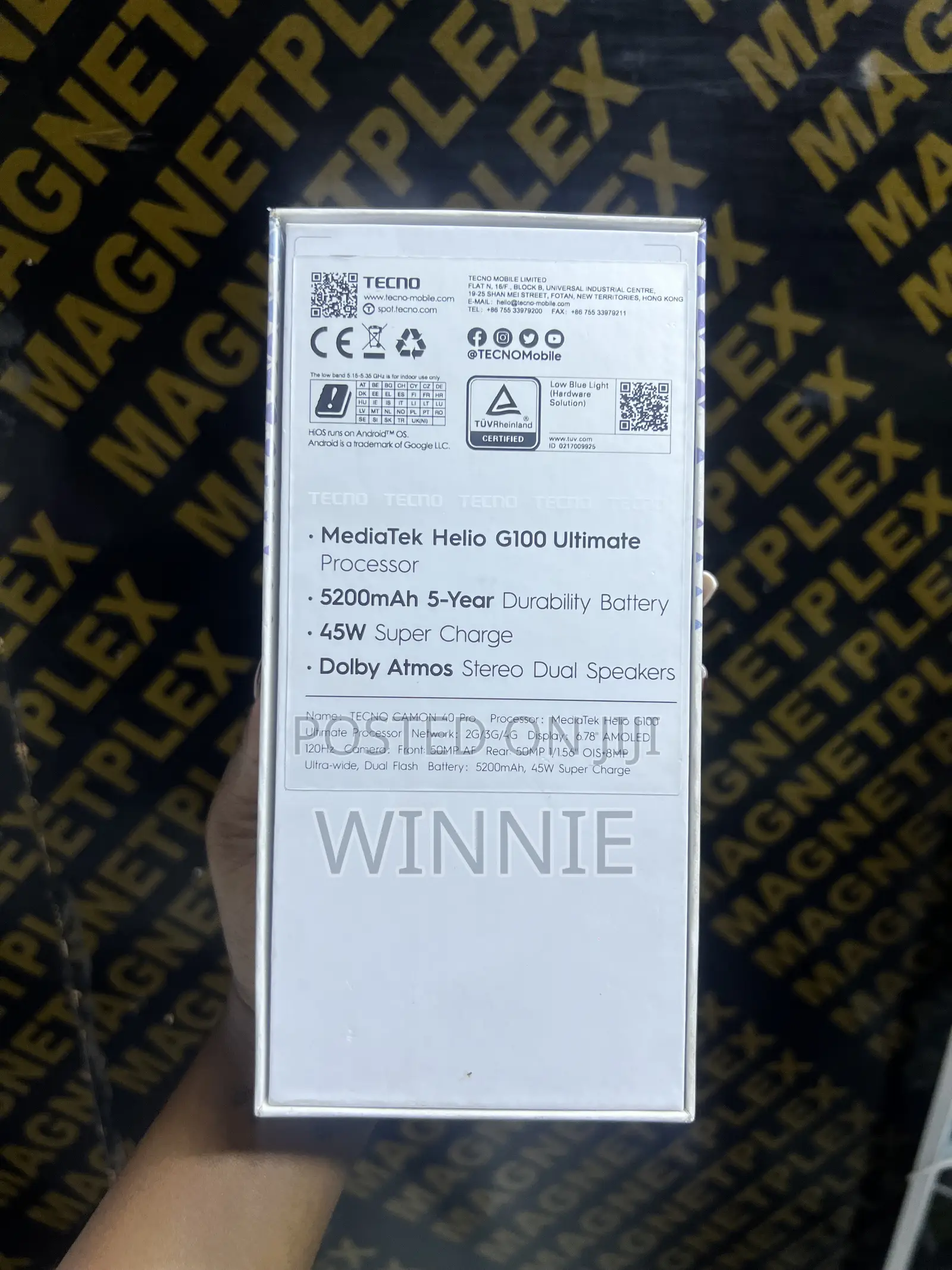 Tecno Camon 40 Pro 5G 256 GB Blue