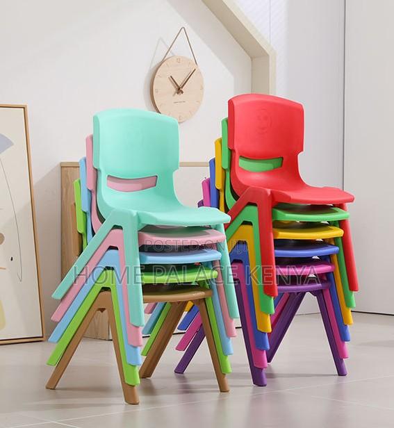 Kiddy Chair: Colourful Stackable Plastic Kids Chair - thumbnail 3