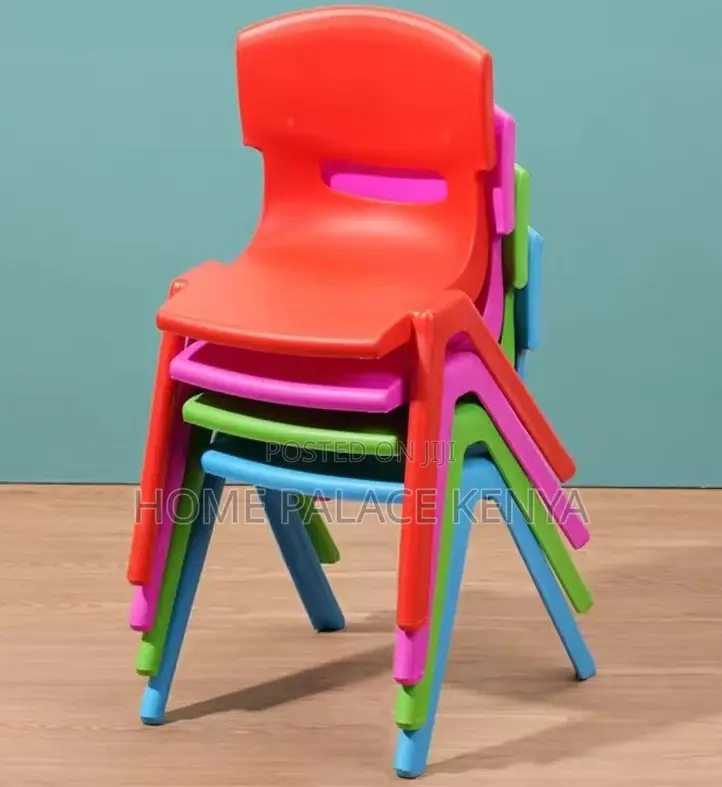 Kids Chair: Colorful Stackable Plastic Kids Chair