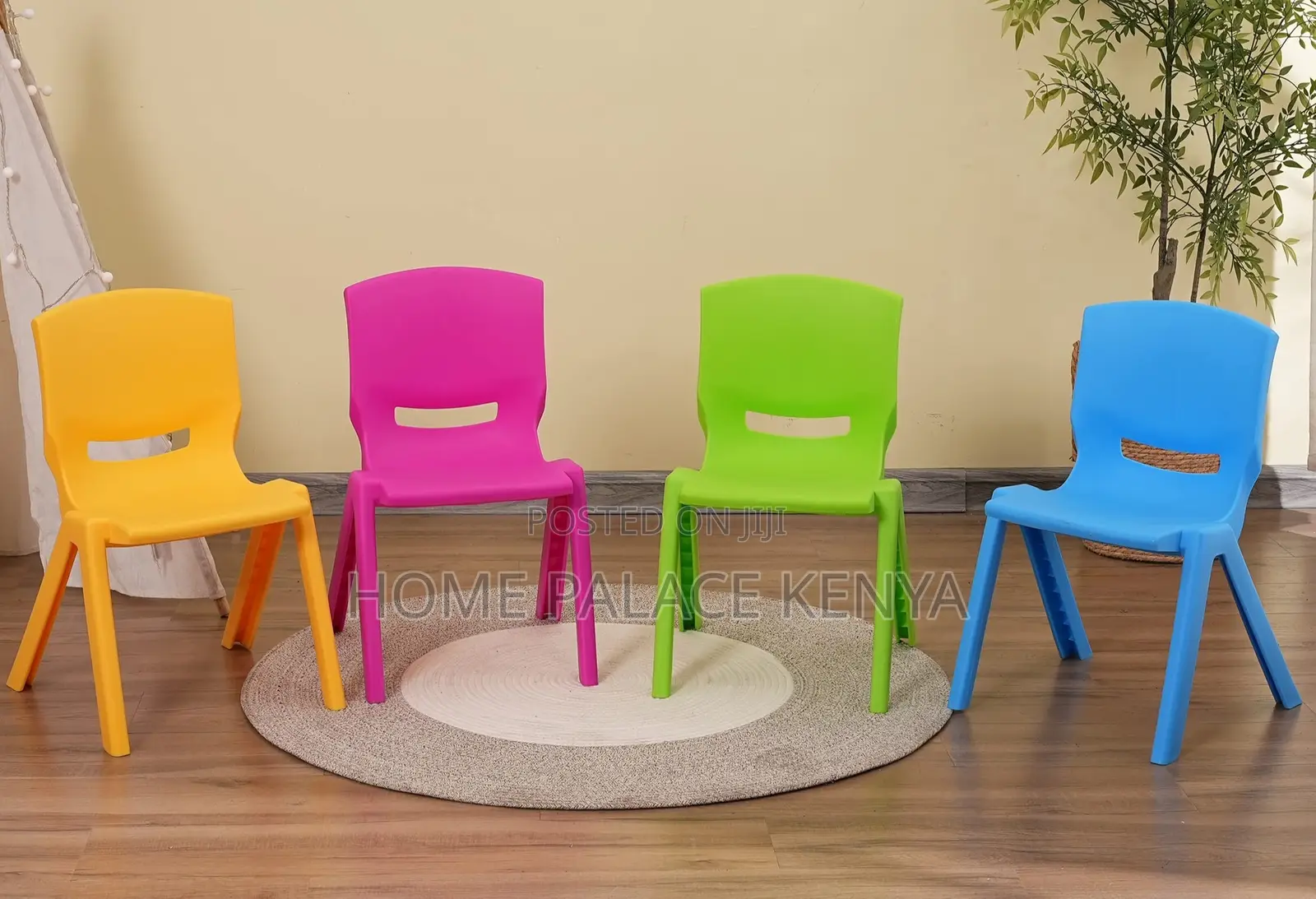 Kids Chair: Colorful Stackable Plastic Kids Chair