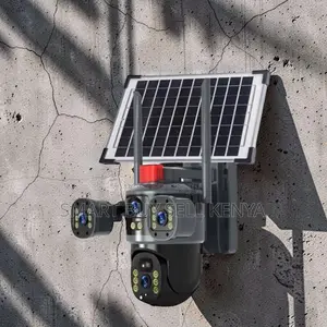 Real Time Monitoring V380 20mp Hd 4g PTZ Triple Lens Solar Camera