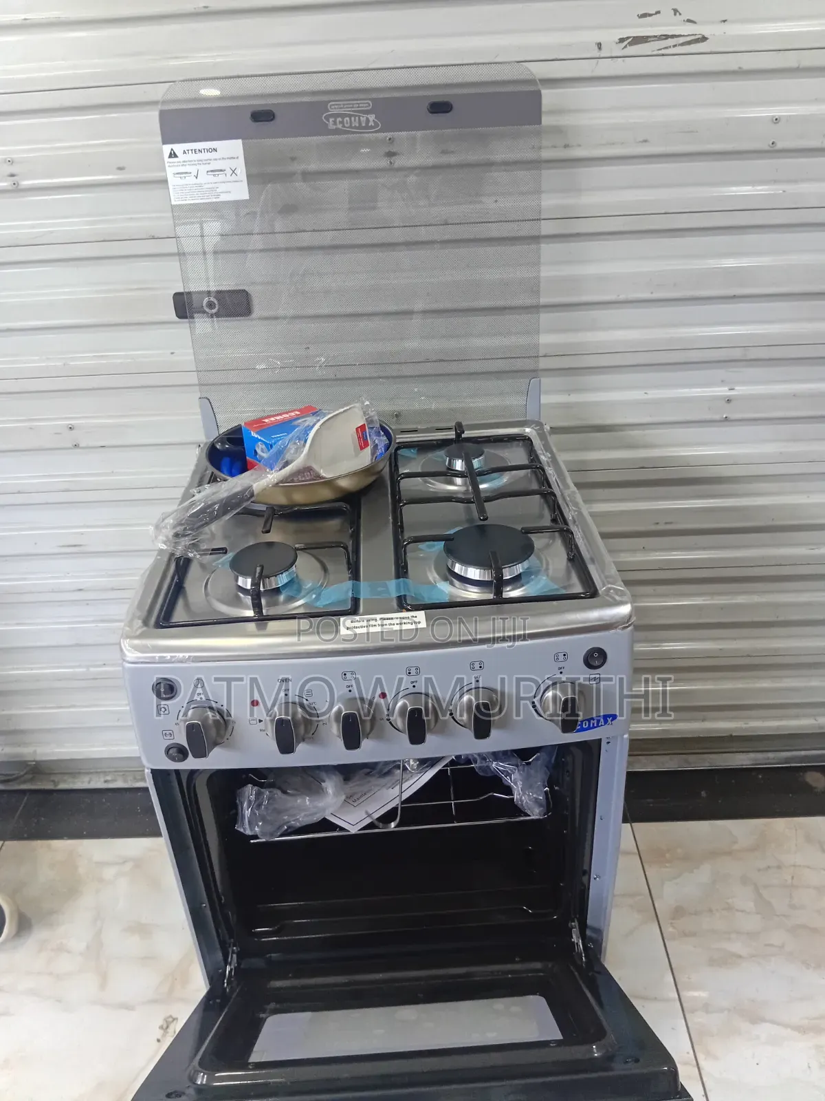 3+1 Standing Cooker With Electric Oven